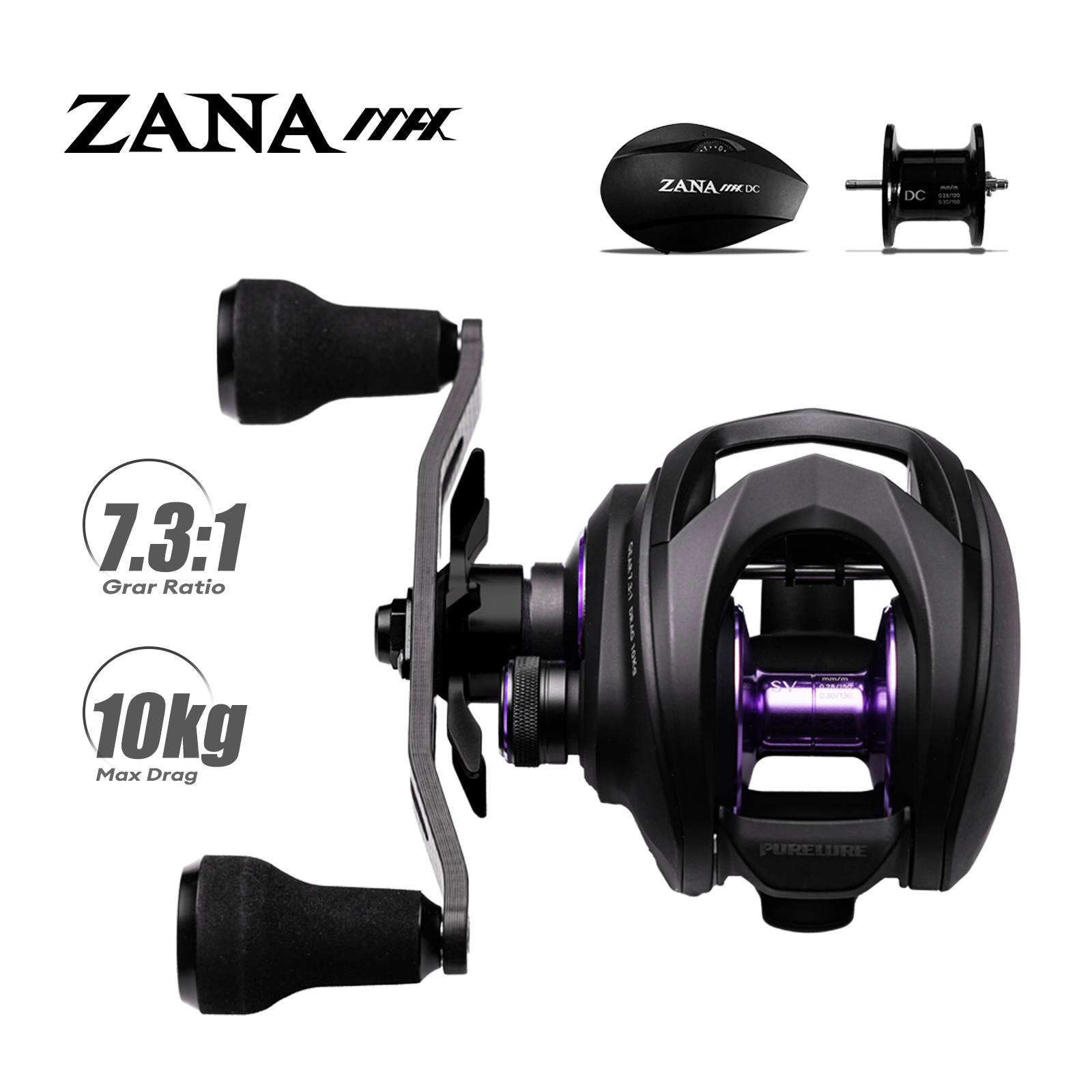 PURELURE ZANA MAX 10KG SV+DC D - Abu Garcia Reel Max 评论和价格