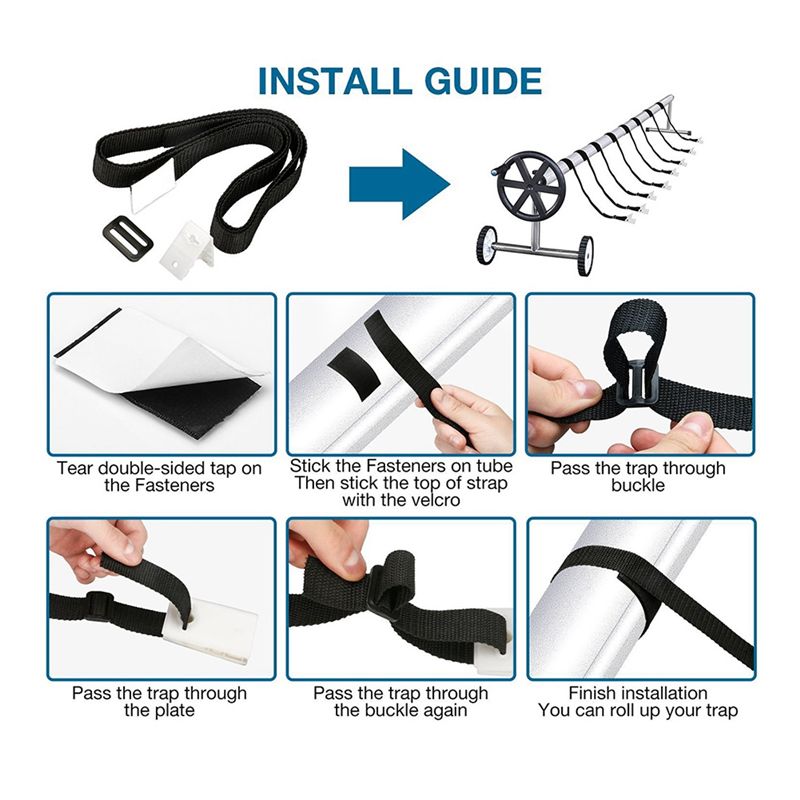 ABPF 24Pcs Swimming Pool Cover - Reel Cover 评论和价格