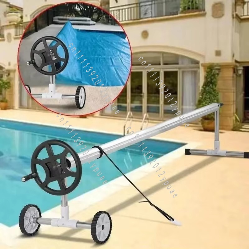 Black Movable Aluminum Pool Co - Reel Cover 评论和价格